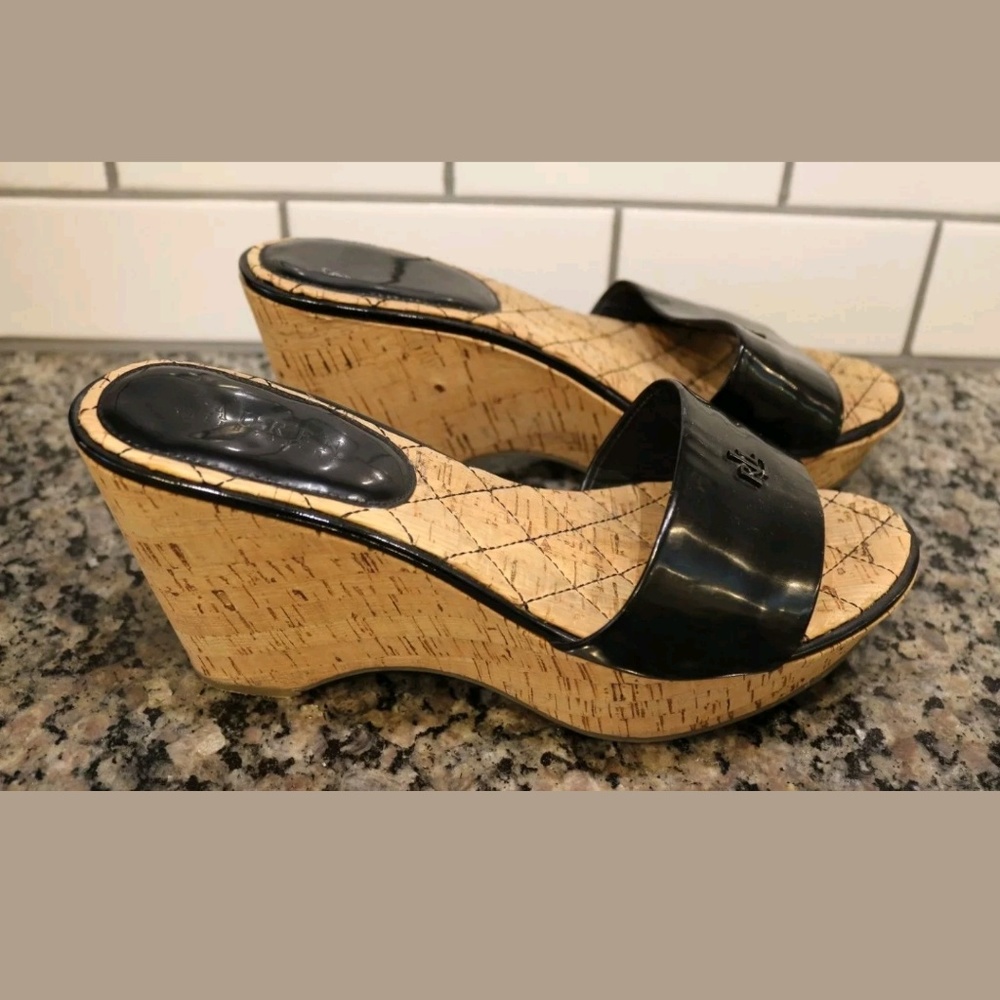 Lauren Ralph Lauren Cork Platform Sandals
